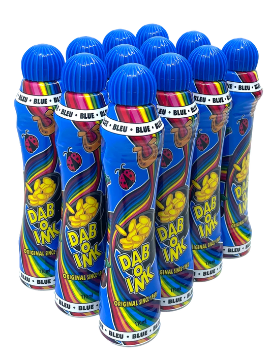 4OZ DAB-O-INK BINGO MARKER BLUE 12CT