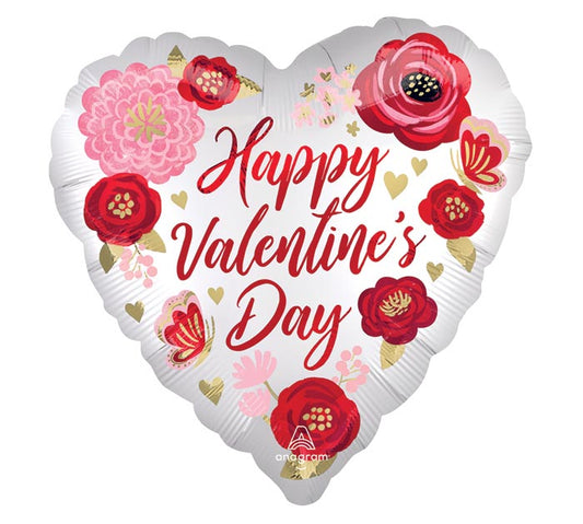 HVD SATIN PAINTED FLOWERS