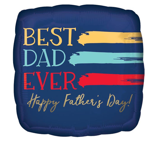 BEST DAD EVER 18" MYLAR