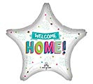 WELCOME HOME STAR TEAL 28" MYLAR