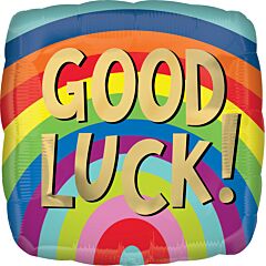 GOOD LUCK RAINBOW STRIPES 18" M
