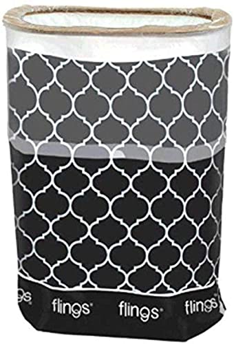 FLINGS BIN - BLK/WHT