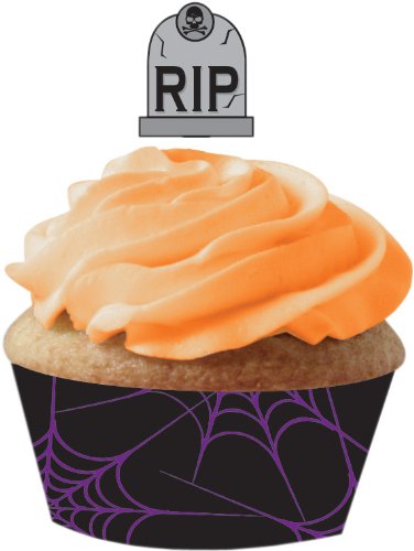 HALLOWEEN CUPCAKE KIT PICKS W/ WRAP