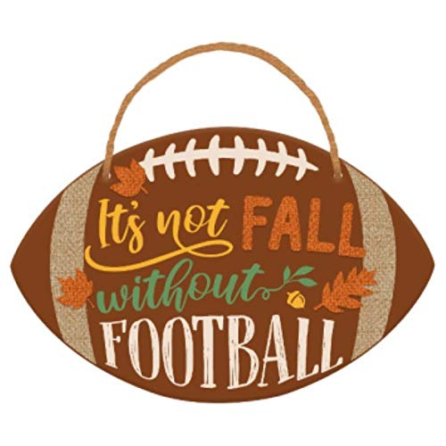 FALL FOOTBALL SHAPED SIGN