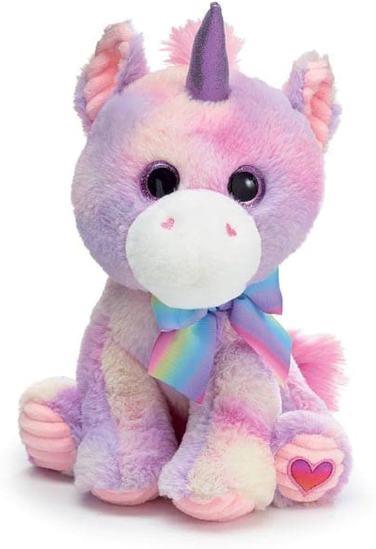 PLUSH PASTEL TIE-DYE UNICORN