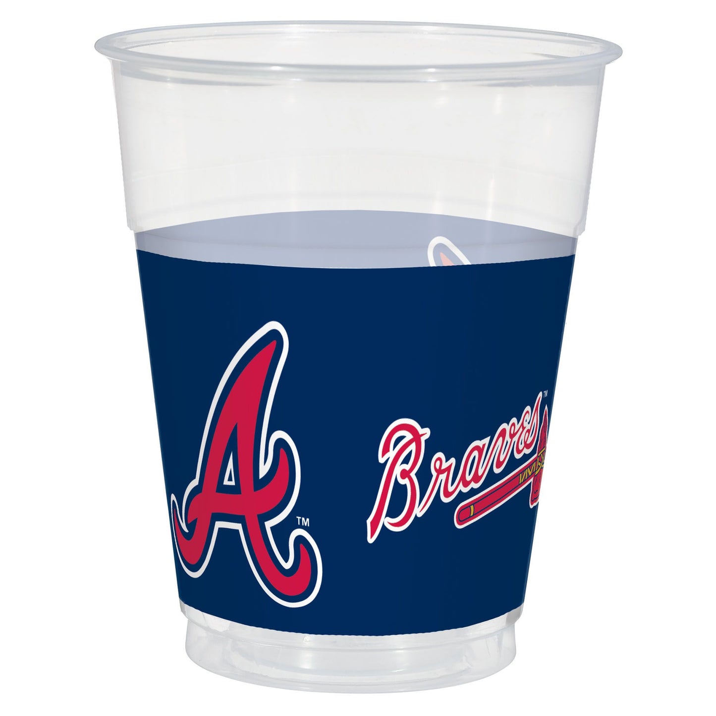 MLB BRAVES 16 OZ PLASTIC CUPS
