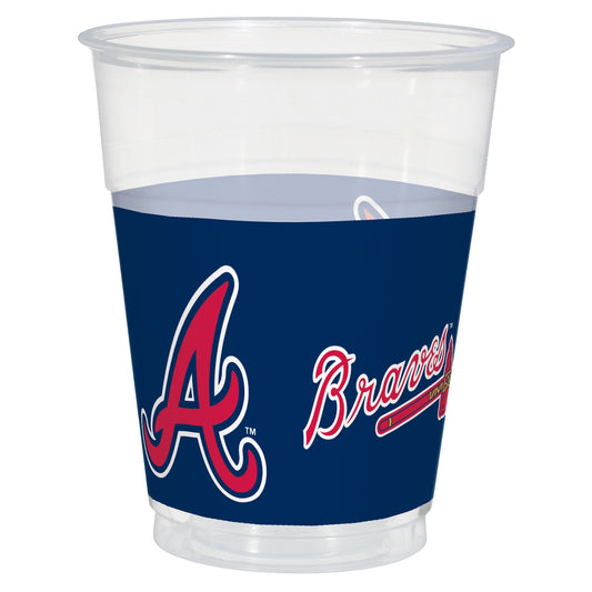 MLB BRAVES 16 OZ PLASTIC CUPS