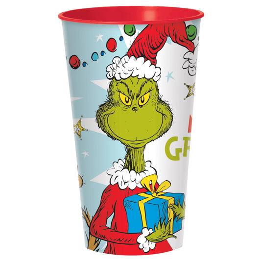 GRINCH 32OZ PLASTIC CUP