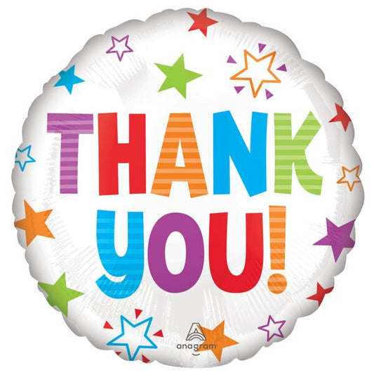 THANK YOU STARS 18" MYLAR