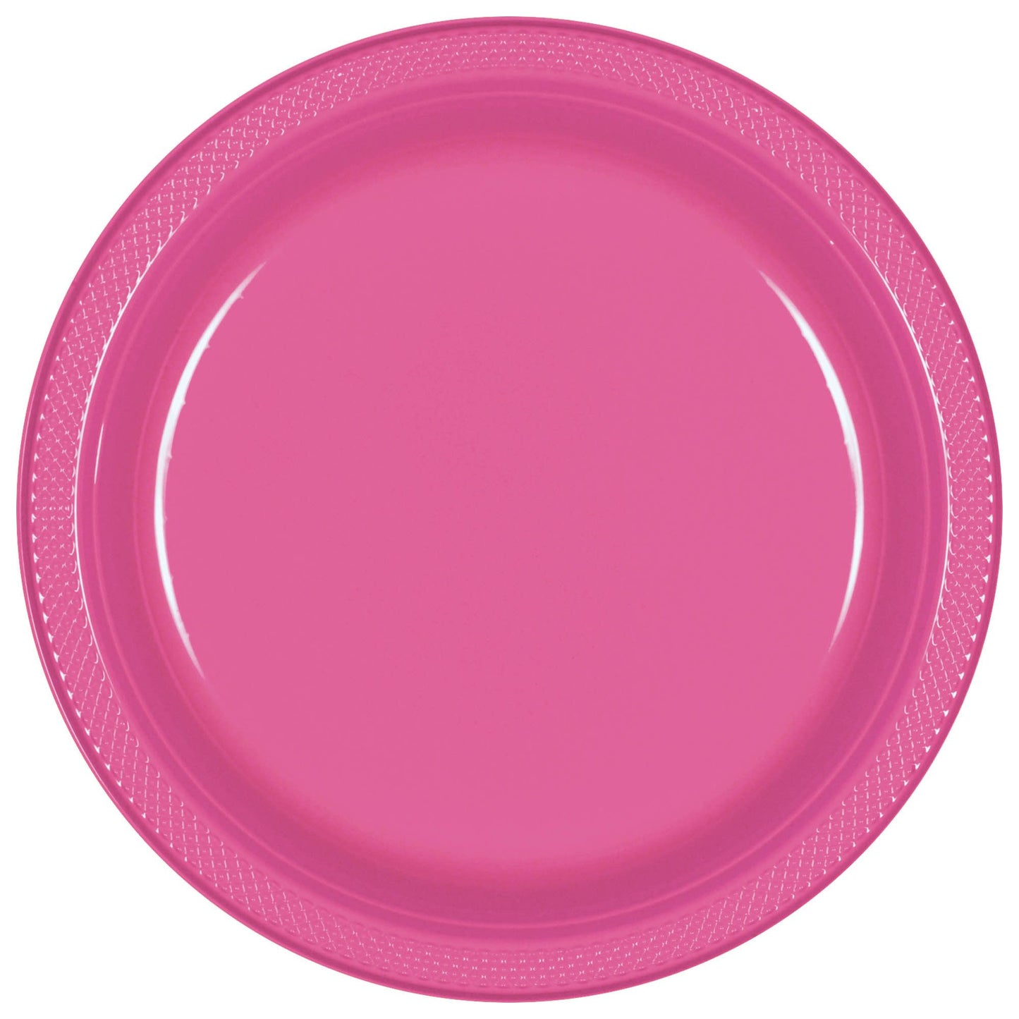 10 1/4" PL PLATES BRIGHT PINK