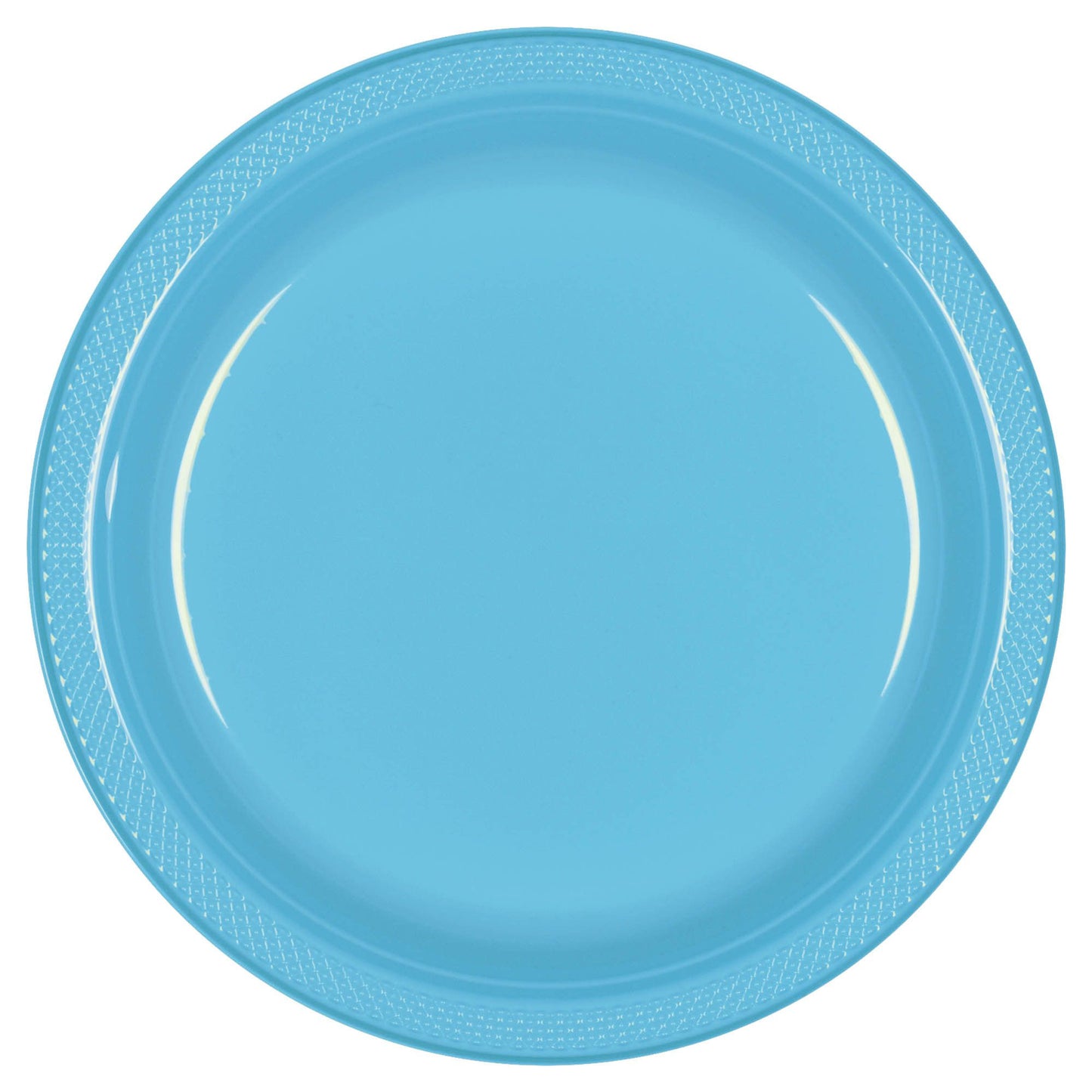 10 1/4" PL PLATES CARIBBEAN BLUE