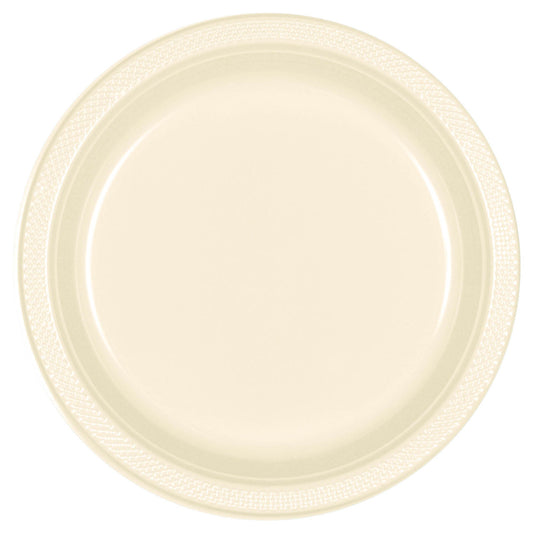 10 1/4" PL PLATES VANILLA CREME