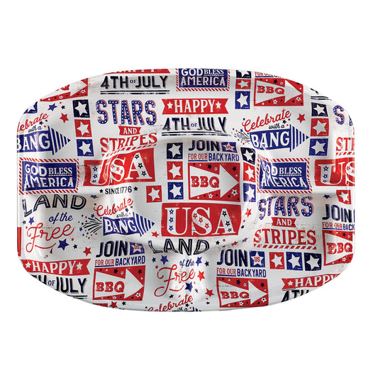 PATRIOTIC SECTIONAL PLATTER