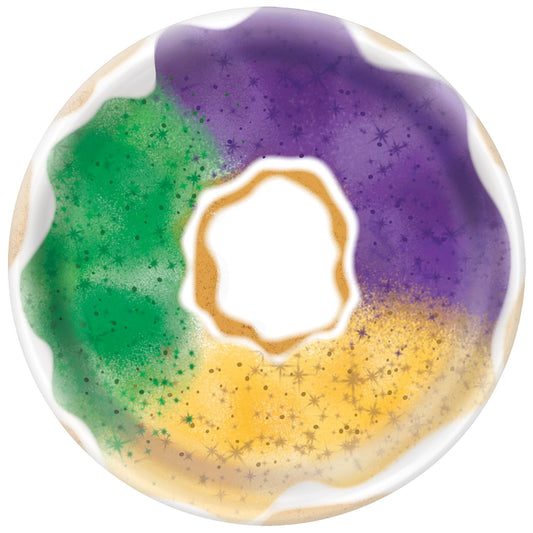 KING CAKE RND SERVING PLATTER