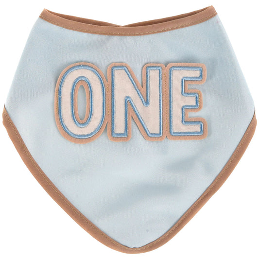 1ST BDAY BIB BLUE