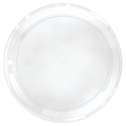 16" SWIRL TRAY - CLEAR