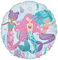 SHIMMERING MERMAID 28" MYLAR