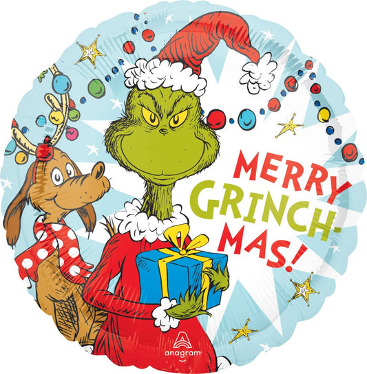MERRY GRINCHMAS 18" MYLAR