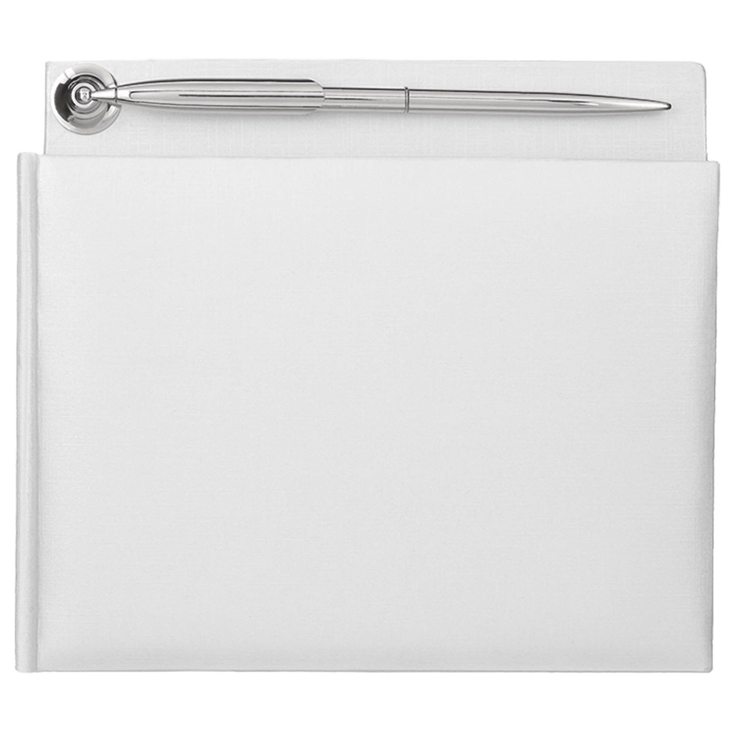 PEARLIZED WHITE GUEST BOOK