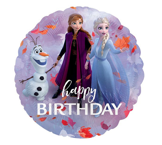 FROZEN 2 BDAY 18" MYLAR