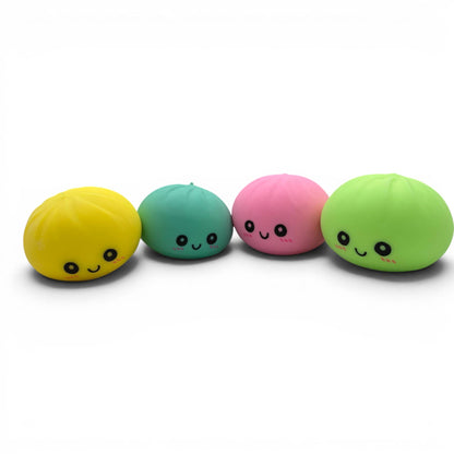 Rainbow Mystery Neon Bun Squishy