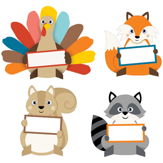 HAPPY TURKEY DAY PAPER PLACECARDS