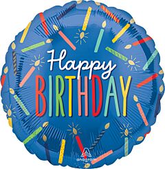 BIRTHDAY CANLDES 18" MYLAR