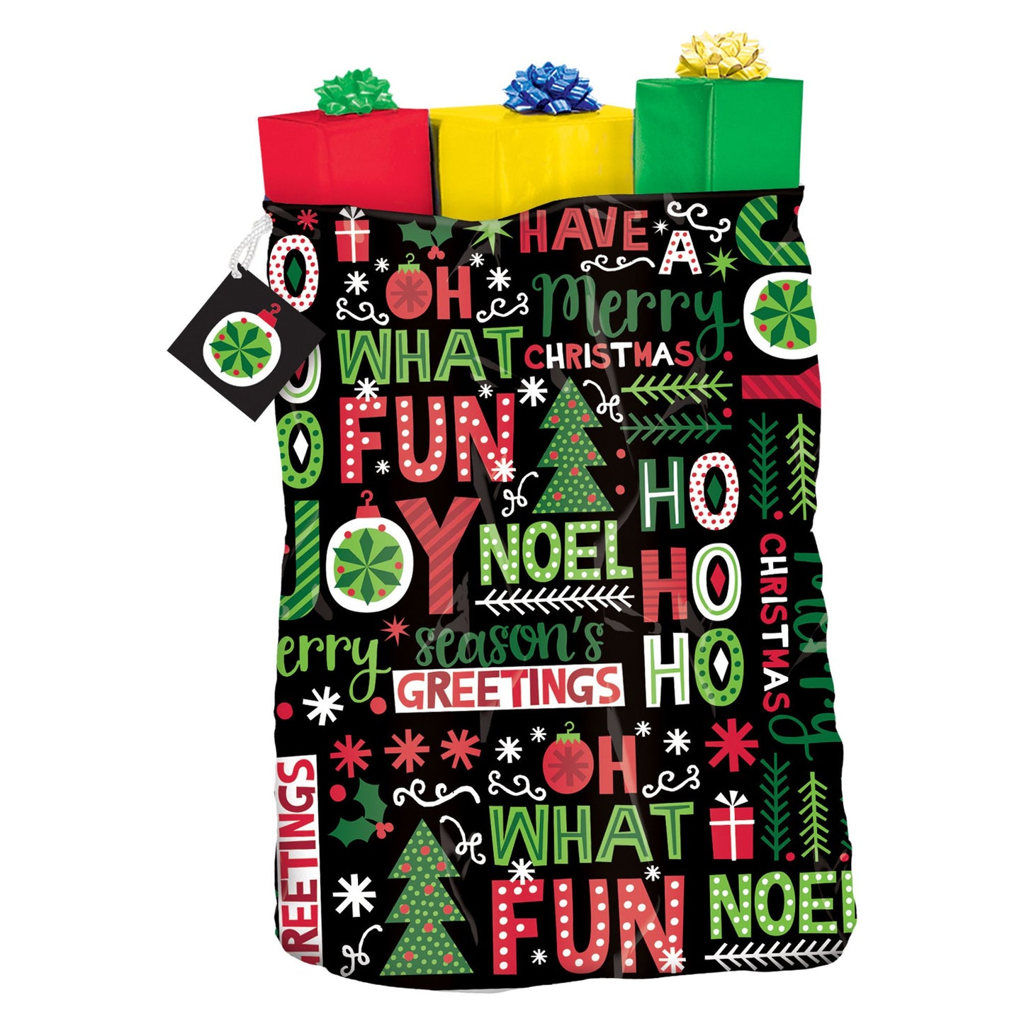 JOYFUL HOLIDAY GIFT SACK