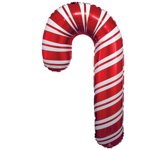 CANDY CANE SUPERSHAPE 37" MYLAR