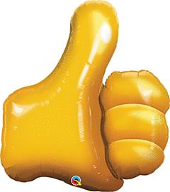 THUMBS UP 35" MYLAR-PKG