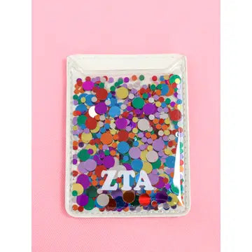 SORORITY CONFETTI PHONE WALLET