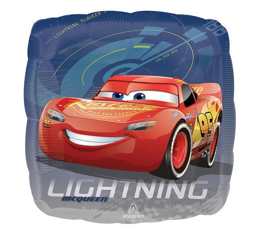 CARS LIGHTENING MCQUEEN 18" SQ MYLAR