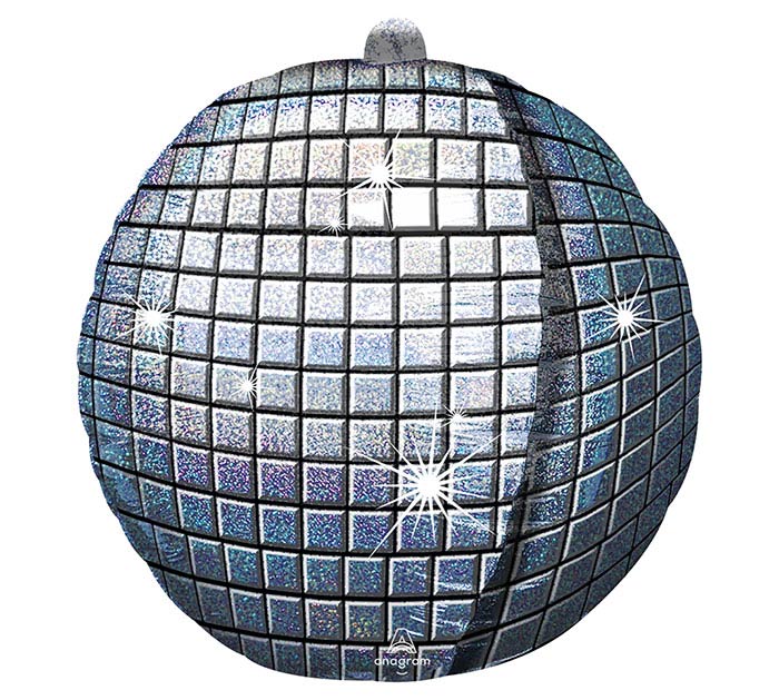 DISCO BALL 15X15" MYLAR