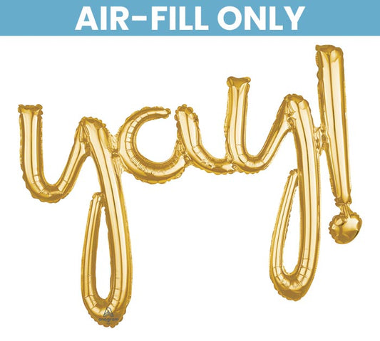 YAY GOLD SCRIPT 35" AIR FILLED