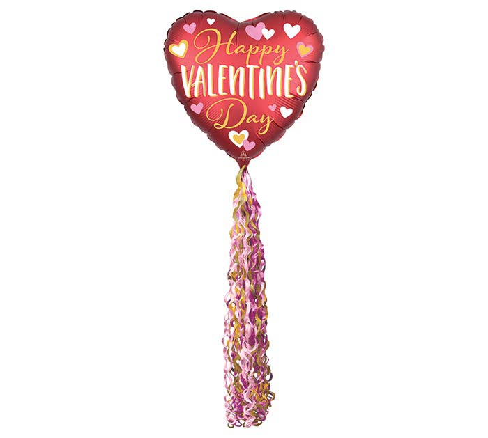 84"PKG VALENTINE FRINGE AIRWALKER HEART