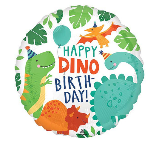 DINOMITE PARTY 18" MYLAR-PKG