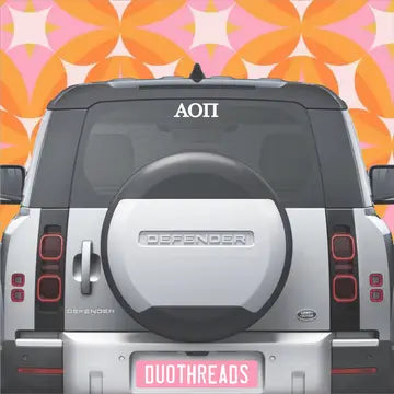 SORORITY CAR DECAL