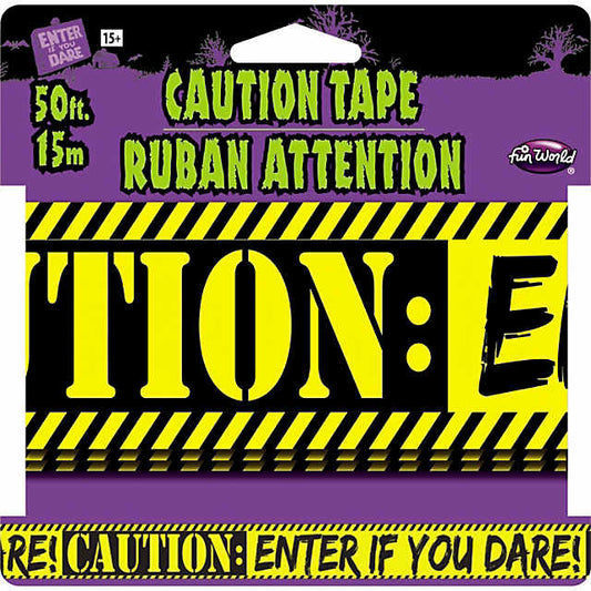 ENTER IF YOU DARE 50FT CAUTION TAPE