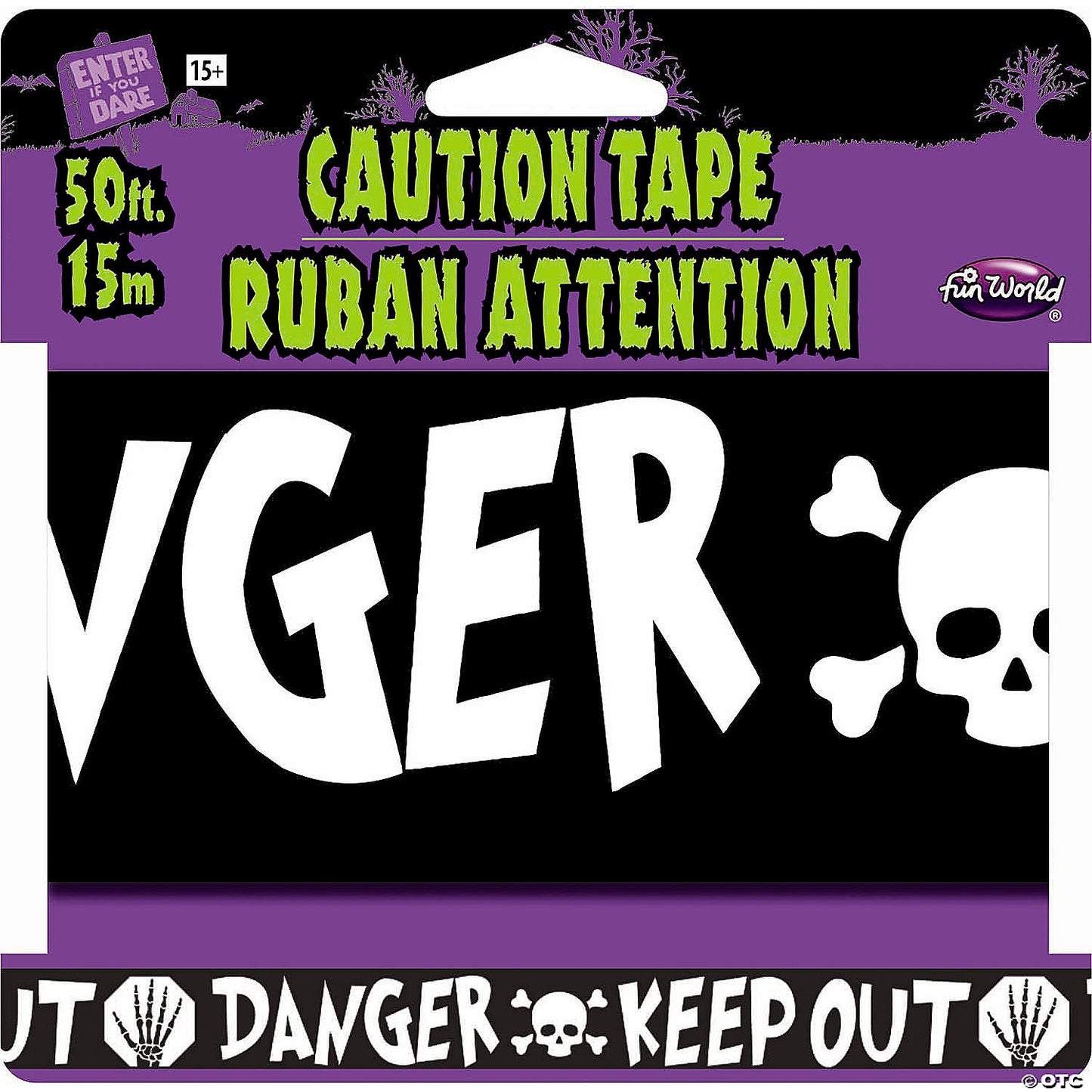 DANGER/KEEP OUT 50FT CAUTION TAPE