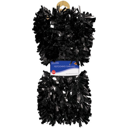 BLACK 6-PLY FESTOONING GARLAND