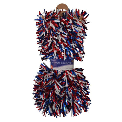 RED/WHT/BLUE 6-PLY FESTOONING GARLAND