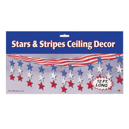 STARS & STRIPES CEILING DECOR