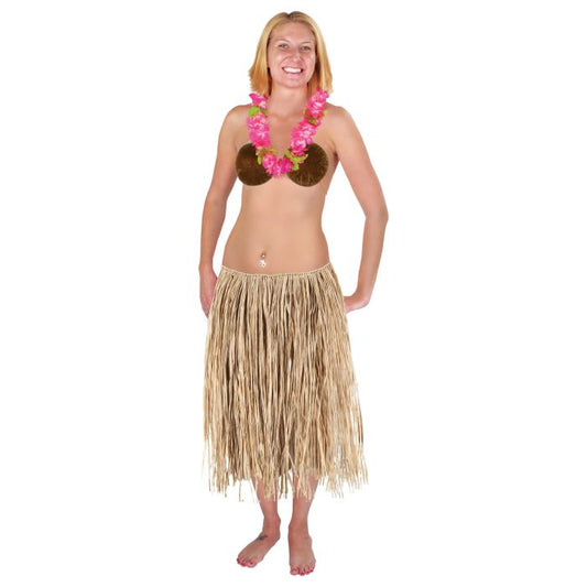 ADULT NATURAL RAFIA SKIRT