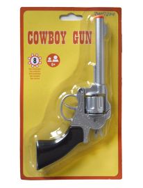 COWBOY METAL GUN (BLK/SLV)