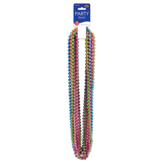BRIGHT ASST PARTY BEADS