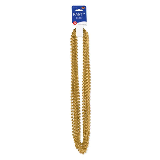 GOLD PARTY BEADS