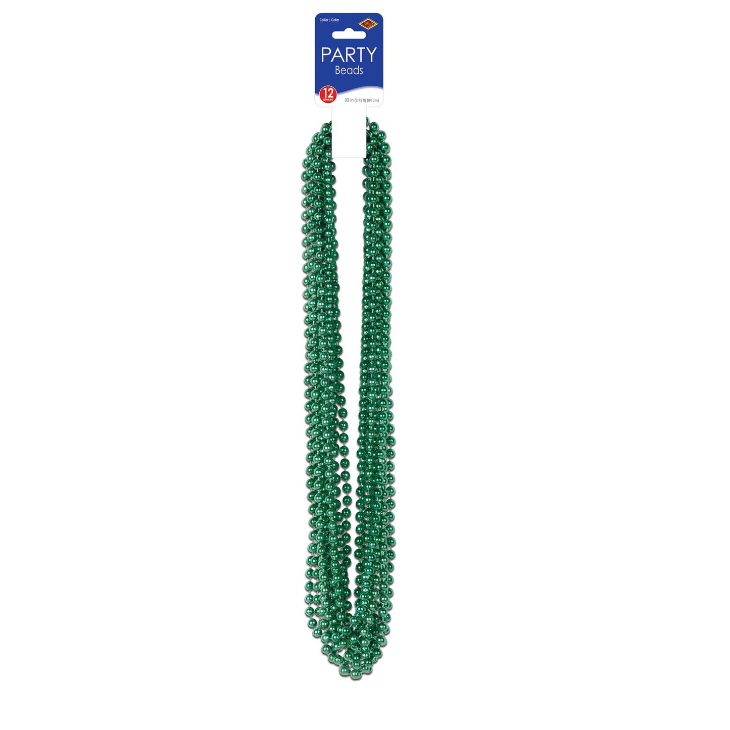 GREEN PARTY BEADS
