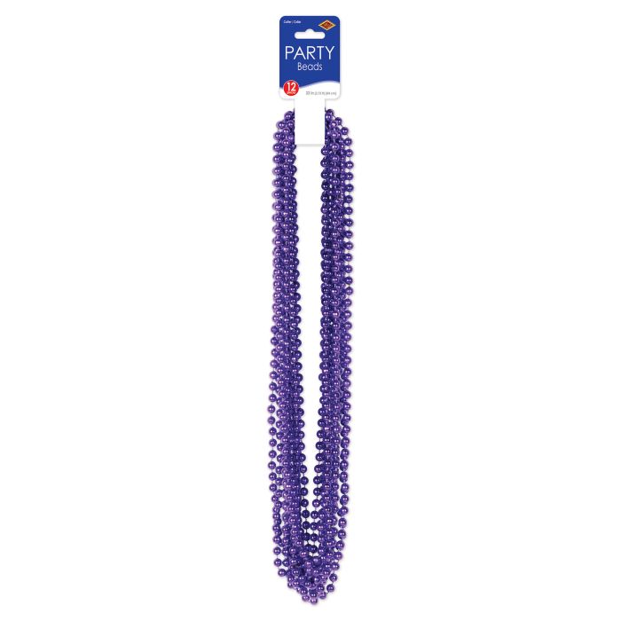 PURPLE PARTY BEADS