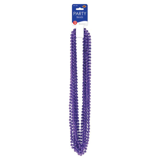 PURPLE PARTY BEADS
