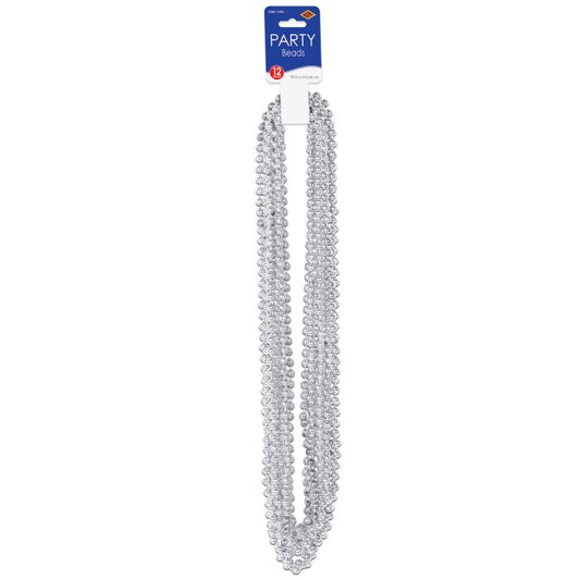 SILVER PARTY BEADS
